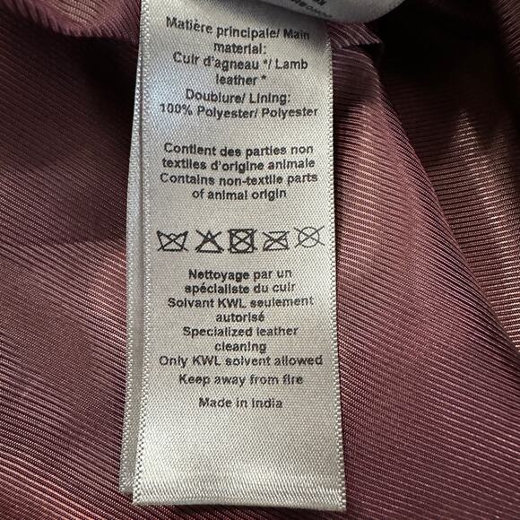 Zadig & Voltaire Chocolate Brown Crinkled Leather Ridley Dress, Large NWT - Picture 8 of 12